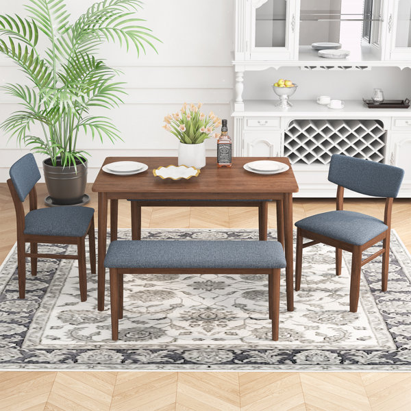 Oliver Jaidden 6Person Dining Table Set With Table And 2 Chairs